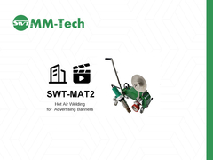 MM-Tech SWT-MAT2 μηχανή συγκόλλησης θερμού αέρα για επικάλυψη και συγκόλληση παχέων υλικών