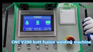 Βίντεο μηχανή συγκόλλησης SWT-V200/50A buttfusion