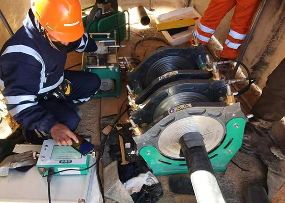 Hdpe σωλήνων 200mm μηχανή τήξης άκρης με τον έμπορο ξυλείας στοιχείων