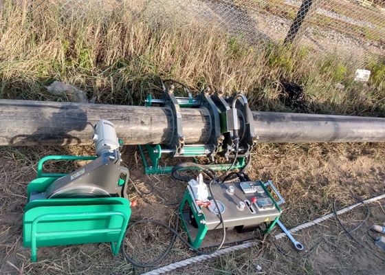 Hdpe 110mm πολυ μηχανή συγκόλλησης σωλήνων pe τήξης άκρης