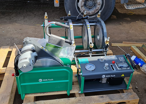 Hdpe 90315mm μηχανή συγκόλλησης Thermofusion σωλήνων