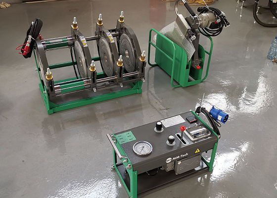 Υδραυλική Hdpe Pvdf μηχανή τήξης άκρης σωλήνων 90mm - 315mm που ενώνει στενά