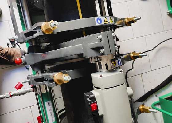 3» -» Hdpe 14 υδραυλική μηχανή συγκόλλησης τήξης άκρης σωλήνων 220V