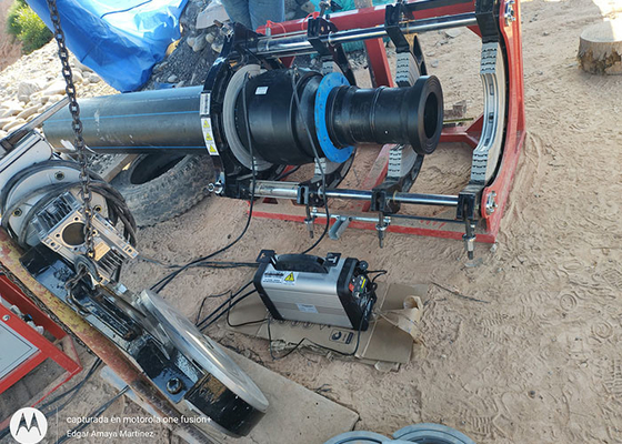 HDPE 20315mm ηλεκτρο μηχανή συγκόλλησης τήξης εύκολη να λειτουργήσει