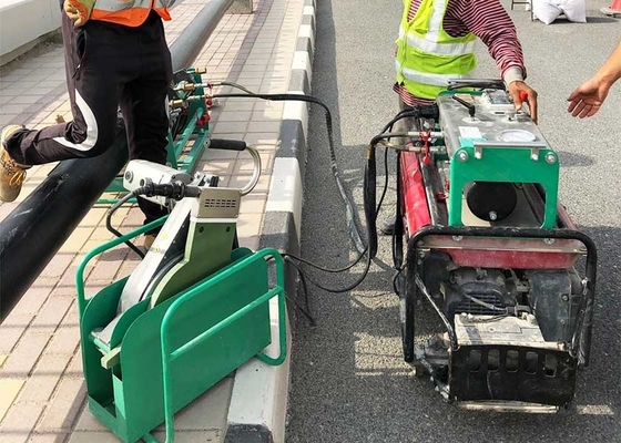 Συγκολλητική μηχανή σωλήνων HDPE 200-450mm με αντίσταση, εγκεκριμένη σύμφωνα με το πρότυπο συγκόλλησης DVS 2207