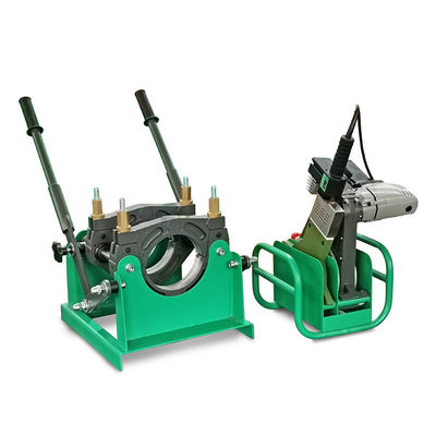 Μηχάνημα χειροκίνητης συγκόλλησης σωλήνων HDPE Ψηφιακής οθόνης Θερμότητας Χειροκίνητη συγκόλληση άκρων για σωλήνες PE 40mm-110mm