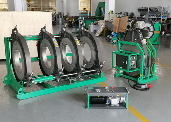 HDPE υδραυλική μηχανή συγκόλλησης τήξης άκρης προσαρμοσμένη εξουσιοδότηση 2 ετών