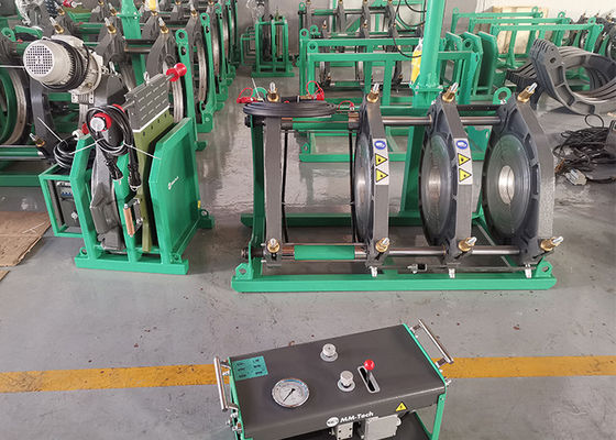 HDPE υδραυλική μηχανή συγκόλλησης τήξης άκρης προσαρμοσμένη εξουσιοδότηση 2 ετών