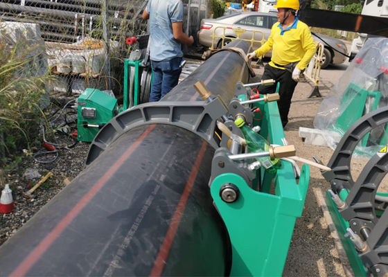 Hdpe PE PP μηχανή συγκόλλησης άκρης, Hdpe οξυγονοκολλητής 200mm450mm σωλήνων