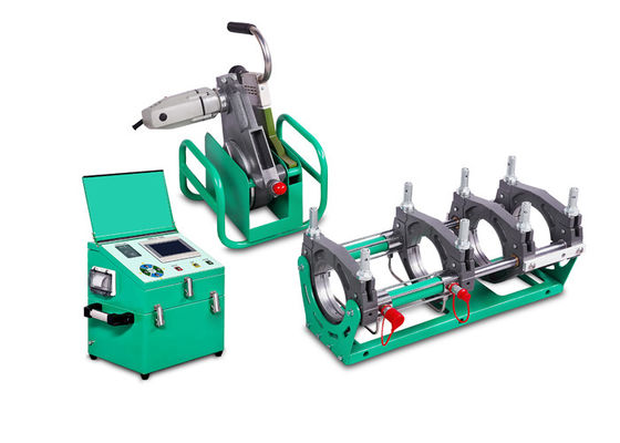HDPE 50HZ 60HZ μηχανή συγκόλλησης τήξης άκρης σωλήνων εξουσιοδότηση 24 μηνών