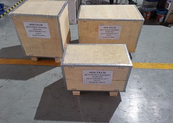 2 υδραυλική μηχανή συγκόλλησης τήξης» 8» για Hdpe το CE σωλήνων πιστοποιημένο