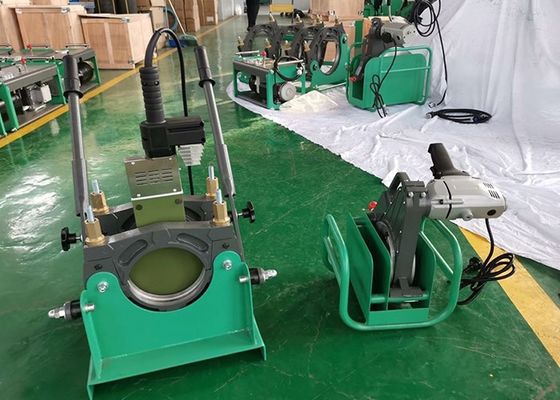 Hdpe PP 40110mm χειρωνακτική μηχανή συγκόλλησης τήξης άκρης σωλήνων PVC