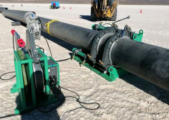 Hdpe σωληνώσεων 50hz 60hz μηχανή συγκόλλησης τήξης άκρης αυτόματη
