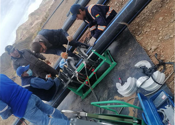 200450mm Hdpe 7 σφιγκτηρών υδραυλική μηχανή συγκόλλησης τήξης άκρης σωλήνων