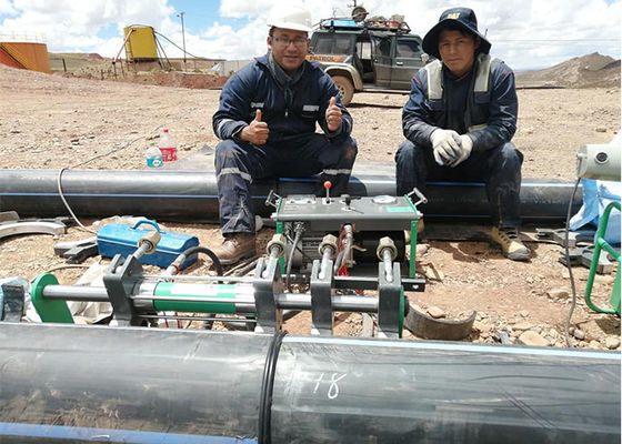 380v Hdpe pe 10.3kw μηχανή συγκόλλησης τήξης άκρης σωλήνων