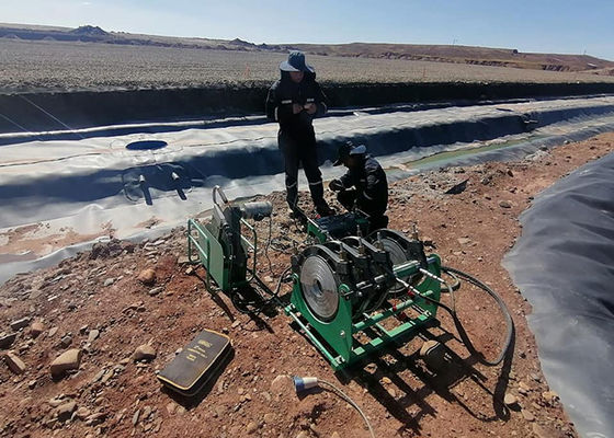 380v Hdpe pe 10.3kw μηχανή συγκόλλησης τήξης άκρης σωλήνων