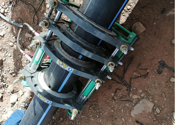 200450mm Hdpe 7 σφιγκτηρών υδραυλική μηχανή συγκόλλησης τήξης άκρης σωλήνων