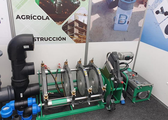 Hdpe συγκόλλησης τήξης άκρης 160mm χειρωνακτικός εξοπλισμός σωλήνων