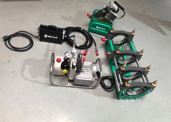 Hdpe πολυαιθυλένιο που ελλιμενίζει πλαστικό τήξης συγκόλλησης να ενώσει λειωμένων μετάλλων εξοπλισμού καυτό