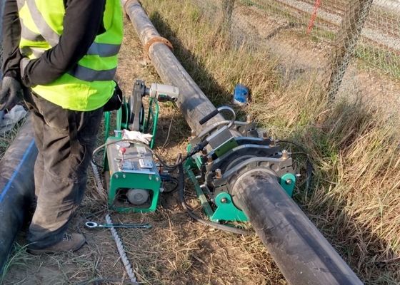 Επικυρωμένη CE Hdpe τήξης μηχανή συγκόλλησης σωλήνων
