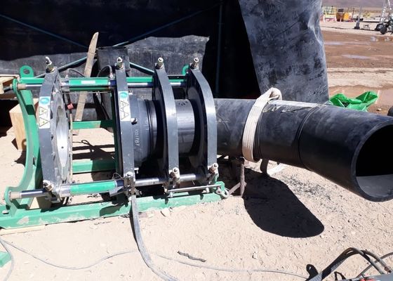 Χειρωνακτικές Hdpe μηχανές τήξης άκρης σωλήνων για τον πλαστικό σωλήνα