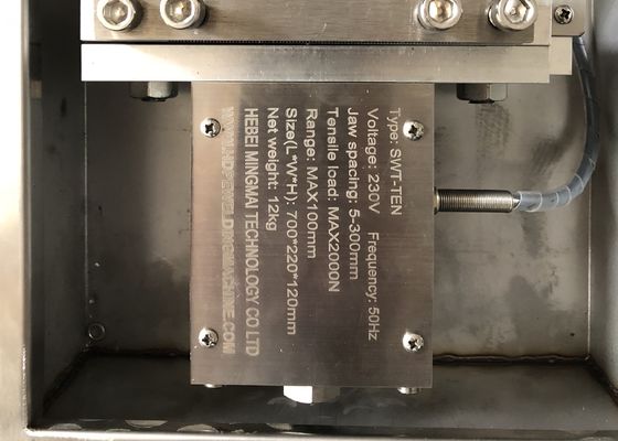 2000N Hdpe οξυγονοκολλητής σφηνών, πλαστική μηχανή συγκόλλησης Geomembrane