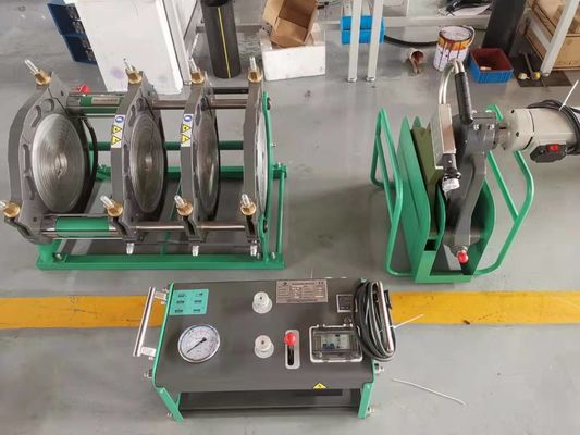 Hdpe μεταλλείας μηχανή συγκόλλησης τήξης άκρης σωλήνων 90315mm που ενώνει