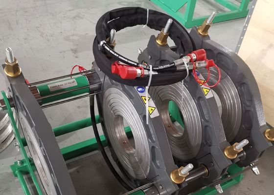 Αυτόματη Hdpe 200mm μηχανή συγκόλλησης τήξης άκρης σωλήνων