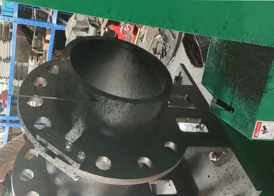 Διευθετήσιμη γωνία 630mm πλαστική τέμνουσα μηχανή 3Kw σωλήνων