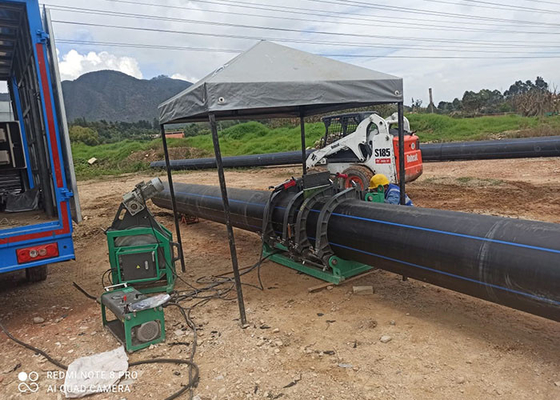 Hdpe 315mm σωλήνας που ενώνει την υδραυλική μηχανή συγκόλλησης τήξης άκρης χαμηλού θορύβου