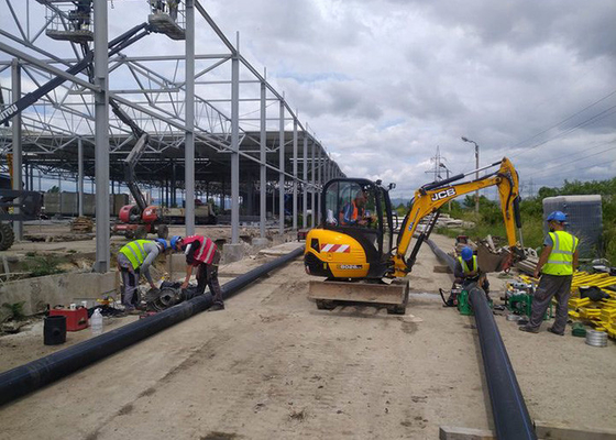 Hdpe σωλήνων 220V 315mm μηχανή τήξης άκρης υδραυλική