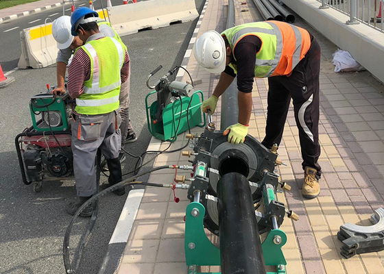 Hdpe μηχανών τήξης άκρης 160mm υδραυλικό να ενώσει σωλήνων