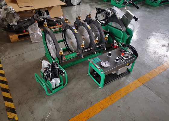 μηχανή συγκόλλησης τήξης άκρης 50160mm υδραυλική για Hdpe το σωλήνα