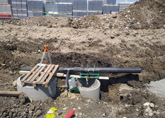 Hdpe υδραυλική μηχανή συγκόλλησης τήξης άκρης για 280mm
