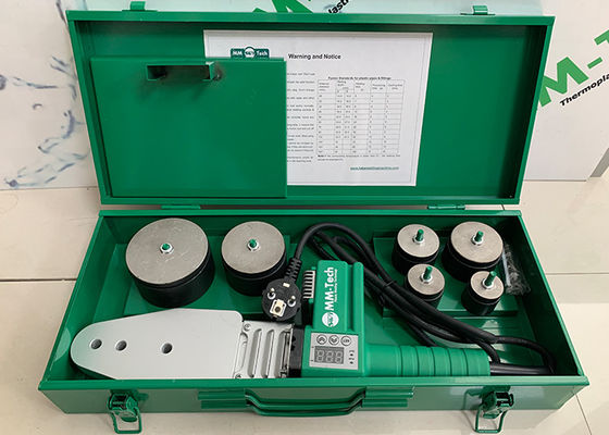 μηχανή συγκόλλησης υποδοχών CE DVS σωλήνων 0.8kw 63mm PPR